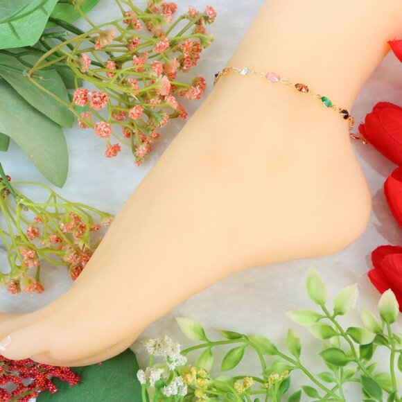 "New Beautiful Design Anklet for Women/Girls, Gift, A798 - Picture 2 of 9